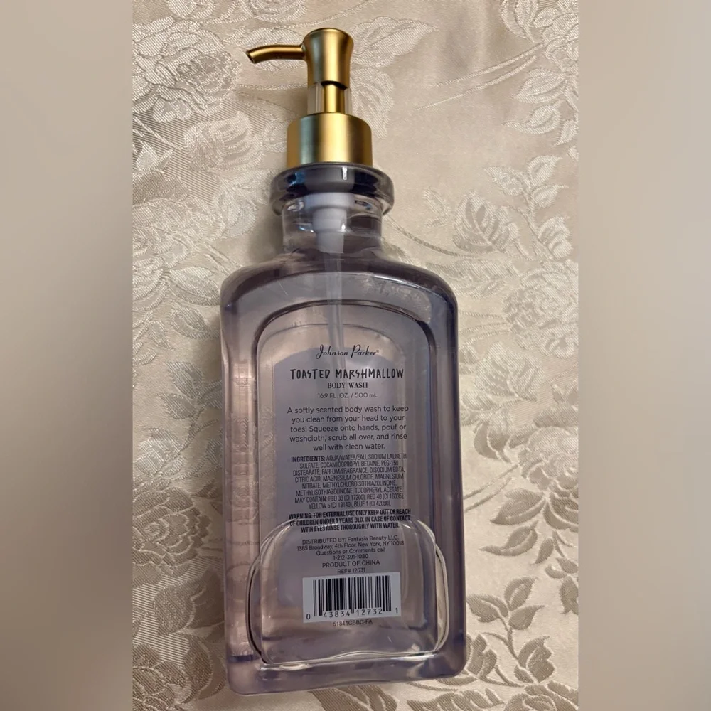 Johnson Parker Toasted Marshmallow Body Wash 16.9 oz Pump Bottle (NEW) - Picture 3 of 3